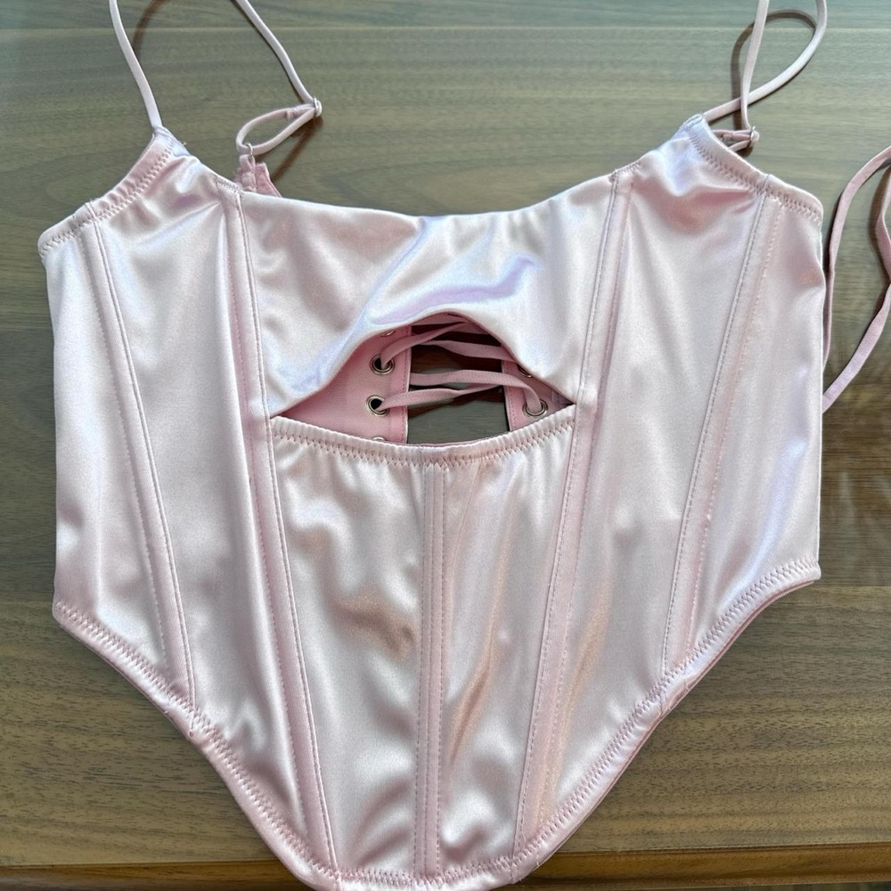 Urban Outfitters Satin Corset Top
